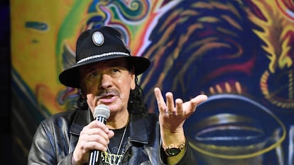 Carlos Santana, en un evento celebrado el 14 de mayo de 2019 en Las Vegas (Nevada).