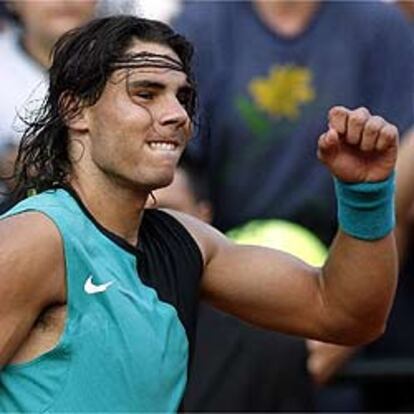 Nadal celebra su triunfo