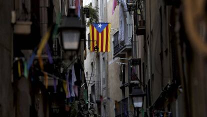 Ambiente electoral en Barcelona.