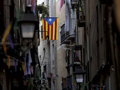 Ambiente electoral en Barcelona.