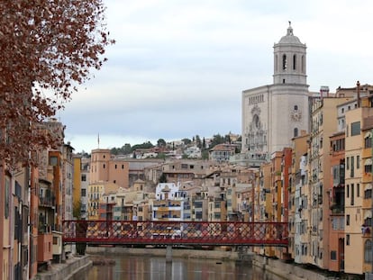 El campanar de la catedral de Girona.