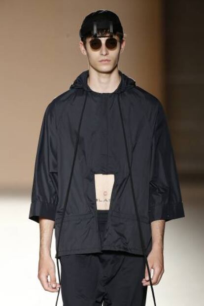 La propuesta neutra y casi minimalista de Blame Label se ha alzado con el premio a la emergencia en esta edición de la 080 Barcelona Fashion.