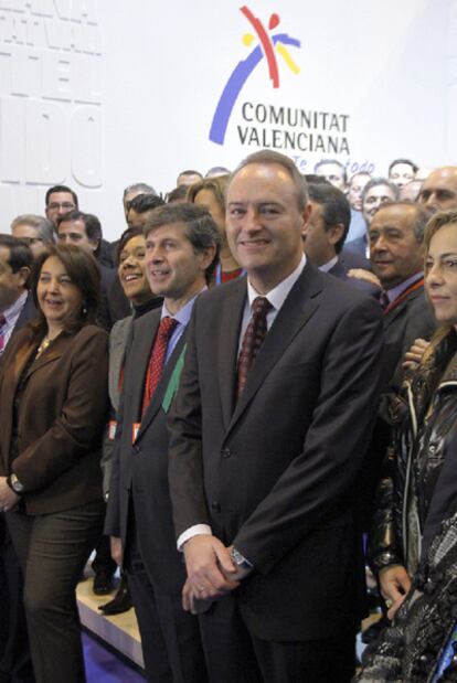Alberto Fabra, ayer, en Fitur.