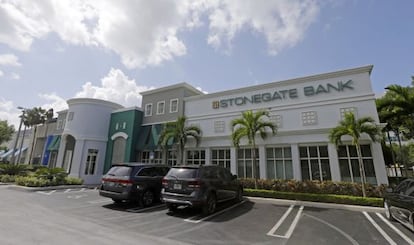 Sucursal del banco Stonegate que ha firmado el primer acuerdo con Cuba