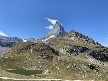 Foto del Cervino desde la vertiente suiza.