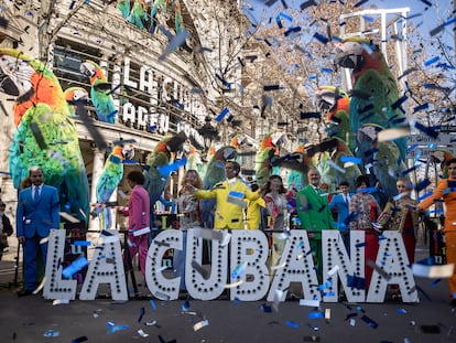 Presentación del espectáculo Adeu Arturo de la compañía La Cubana en el teatro Coliseum. Barcelona, 27 de enero de 2022 [ALBERT GARCIA]