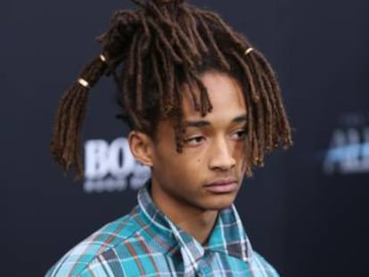 Jaden Smith, con los anillo de Cartier en sus rastas.