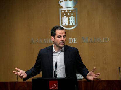 Ignacio Aguado, candidato de Ciudadanos a la Comunidad de Madrid.
