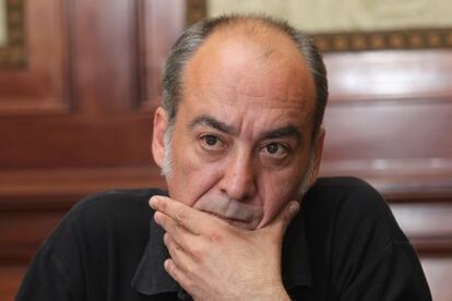 Martin Garitano, en un momento de la entrevista.