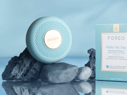 El azul es, junto al rosa y el fucsia, uno de los tres colores en los que está disponible este dispositivo. FOREO.