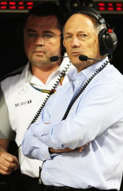 Ron Dennis, en Bahréin.