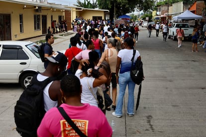 Instalaciones de la COMAR en Tapachula, el 1 de agosto de 2025.