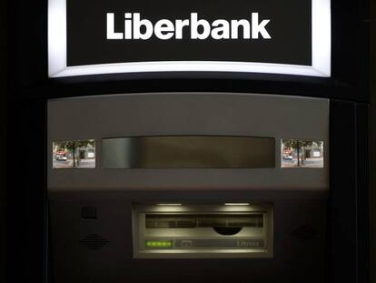 Un cajero automático de Liberbank en Oviedo