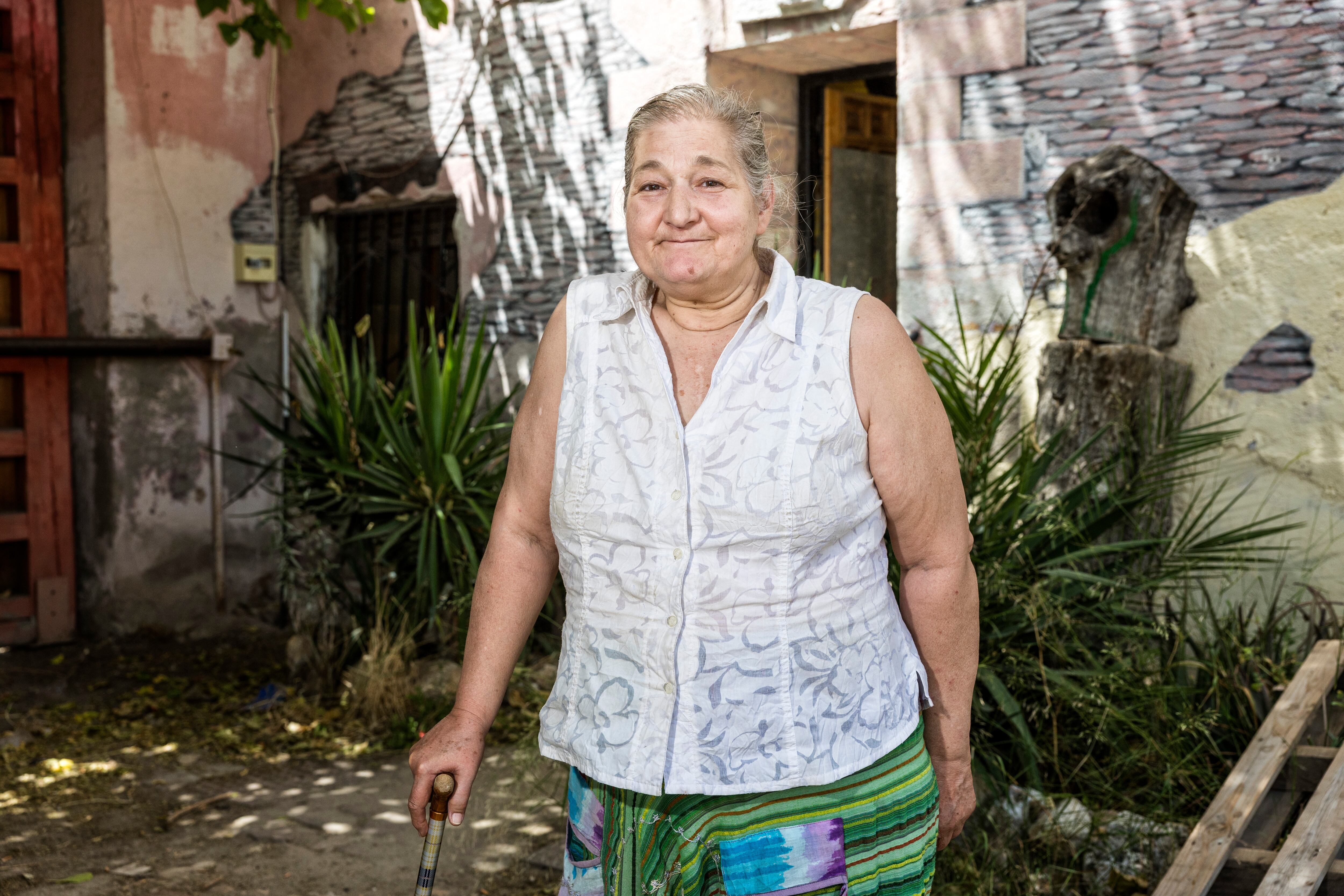 María Antonia García López, de 63 años, desalojada del edificio La Dignidad de Móstoles.