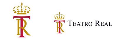 Actual logotipo del Teatro Real.