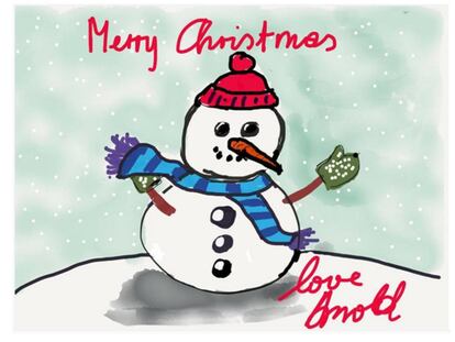 La felicitación navideña de Schwarzenegger analizada por nuestros dibujantes favoritos