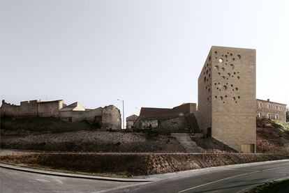 Una espigada torre de 23 metros de altura conforma el símbolo de identidad de la nueva sede del Consejo Regulador de la D.O. Ribera del Duero, proyectada por el estudio de arquitectura Barozzi Veiga en Roa (Burgos) e inaugurada el pasado 23 de marzo por el rey Juan Carlos. A 24 kilómetros de Peñafiel, punto clave en esta ruta del vino, se alza esta torre "un elemento arquitectónico esencial en la historia de Castilla", según apunta el arquitecto gallego Alberto Veiga.