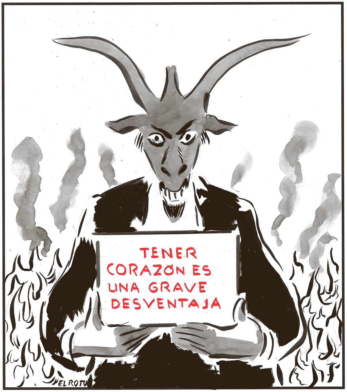 El Roto: satánico comentario