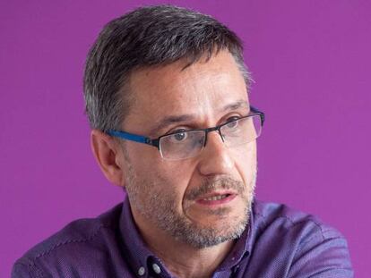 Jorge Uxó, miembro de la secretaría económica de Podemos y candidato al Congreso.