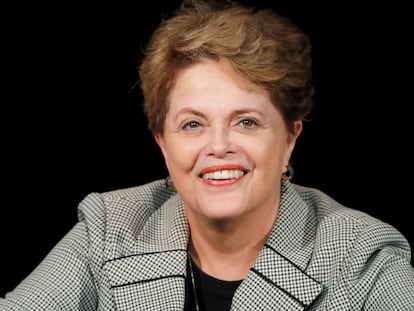 A ex-presidenta Dilma Rousseff, em um evento em Paris em março deste ano.