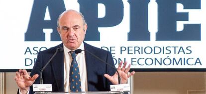 Luis de Guindos, vicepresidente del BCE