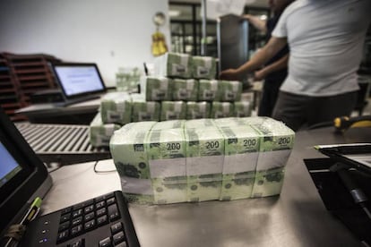 La f&aacute;brica de billetes mexicanos. 