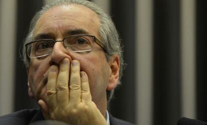 Cunha em sess&atilde;o desta quarta-feira.