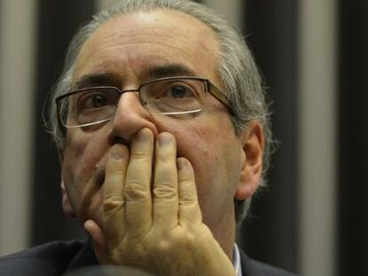 Cunha em sess&atilde;o desta quarta-feira.