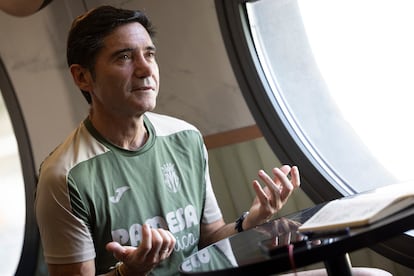 Marcelino, durante la entrevista.