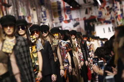 Colección de Dior otoño-invierno 2018/2019, presentada en París.