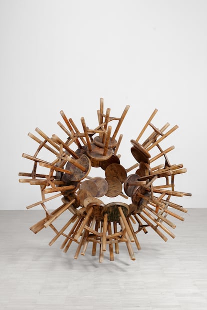 La escultura Grapes, de Ai Weiwei, es una de las obras del artista chino expuestas en la muestra que le dedica el Kunsthal de Róterdam.