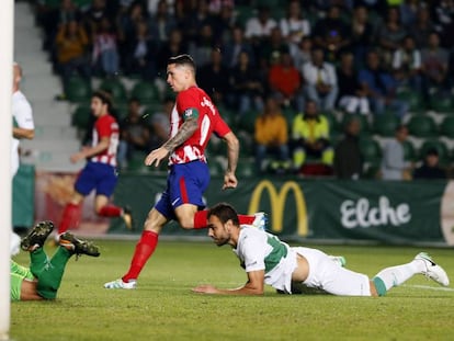 Ocasi&oacute;n de Torres frente al Elche.