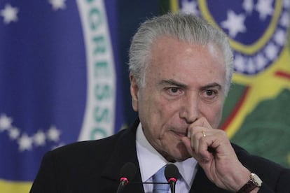 Michel Temer, em 31 de maio.