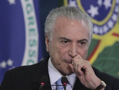 Michel Temer, em 31 de maio.