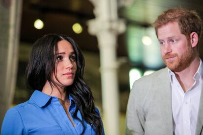 Los duques de Sussex, Meghan Markle y el príncipe Enrique.