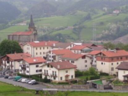 Vista de Aduna (Guipúzcoa)