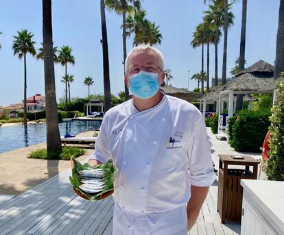 Lutz Bösing, jefe de cocina de Finca Cortesin y de su Club de Playa. J.C. CAPEL