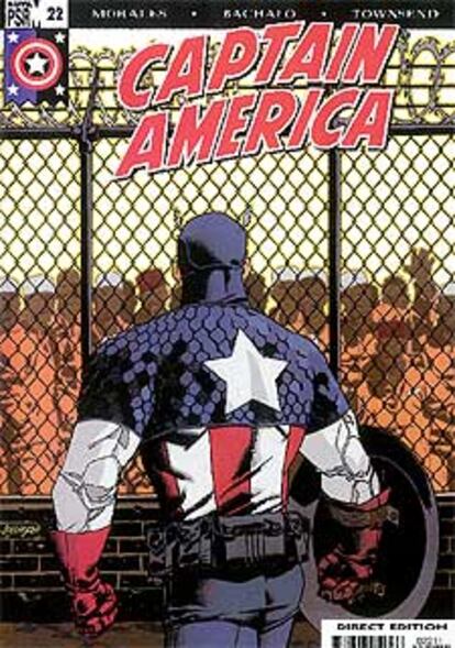 Portada del último número del <i>Capitán América.</i>