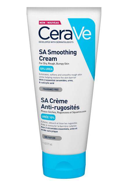 Los productos de Cerave, tan asequibles como eficaces, están siempre en el pódium de favoritos de los usuarios de la web. La demanda de su crema antirugosidades, con ácido hialurónico, ha protagonizado incluso picos virales. Promete reducir los efectos visibles de la queratosis pilaris, esa afección común que provoca zonas ásperas en la parte superior de los brazos y los muslos. Está disponible con un 20% de descuento en Lookfantastic, introduciendo el código JUNIO en la cesta.