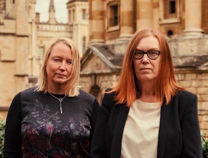 Las científicas Catherine Green y Sarah Gilbert, coautoras de la vacuna contra la covid de la Universidad de Oxford.