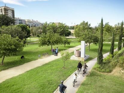 Jardín del Turia de Valencia.