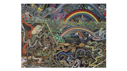'Visión de serpientes' (1987), de Pablo Amaringo.