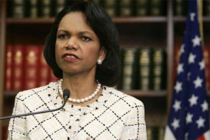 Condoleezza Rice en su comparecencia en Sydney