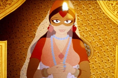Un fotograma de la película animada 'The Thief and the Cobbler', que se proyecta en Sitges.