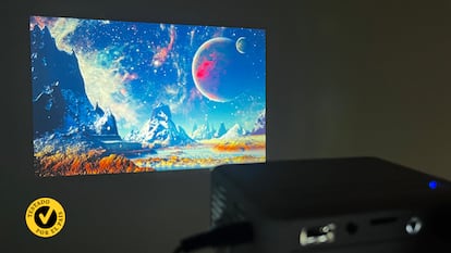 Proyecto portátil encendido.