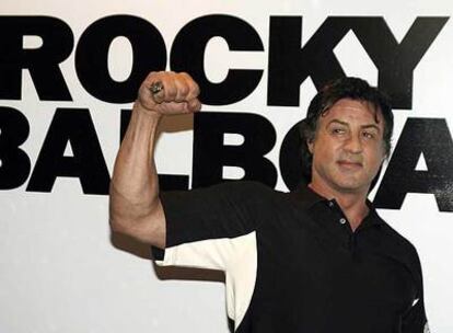 Sylvester Stallone presentó en México la última aventura de <b>Rocky.</b>