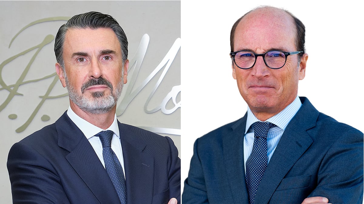 Ignacio de la Colina (JP Morgan), a la izquierda; e Ignacio Domínguez-Adame (Santander).