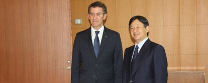 Feijóo y Naruhito