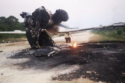 Venezuela destruye aeronave vinculada al narco