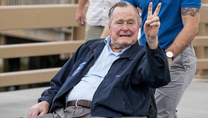 El expresidente George H. Bush, el pasado mayo.